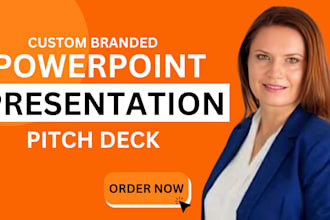 design a powerpoint, investor, google slide and pitch deck presentation