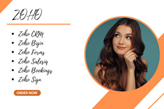setup zoho crm, bigin, forms, salesiq, bookings, sign, zoho one