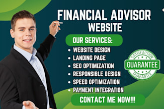 design financial advisor website tax website finance website financial website