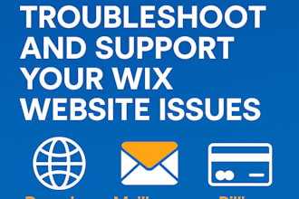 troubleshoot and support your wix website issues