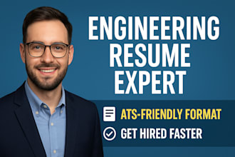 l write a professional engineering resume that gets interviews