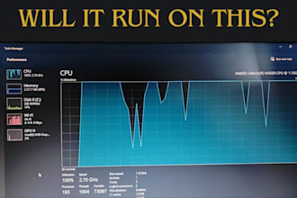 test your PC game on a lowend laptop and report fps and bugs