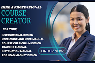 do a step by step instructional manual, user guide, user manual,logo, PDF design