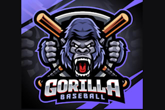 craft a custom gorilla logo that reflects your brand identity