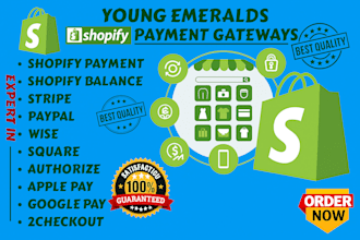 integrate paypal, stripe, klarna amazon pay, and apple pay on your shopify store