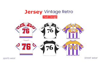 design a custom vintage sports jersey