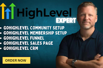 gohighlevel ghl community setup membership funnel site setup crm sales page