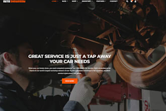 build squarespace car dealer website truck seller website travel cargo website