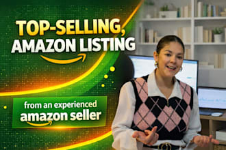 write amazon product listing description and SEO amazon listing optimization