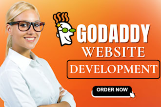 design godaddy website design, godaddy redesign, website development godaddy