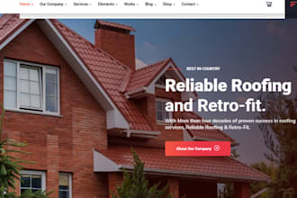 build squarespace roofing website plumber electrician website hvac website