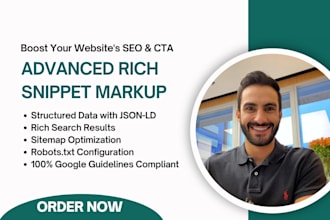 do advance schema markup and structured data and rich snippet