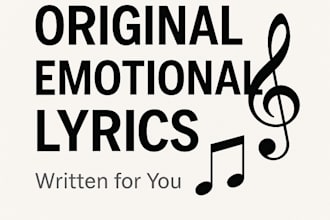 write music artist bios and social media captions