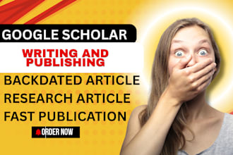 write and publish article on google scholar peer review journal