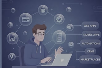 design and clone app, landing page, on bubble website