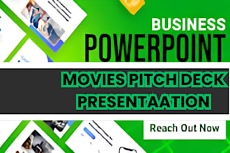 design a high converting investor pitch deck for film, movie, or TV series