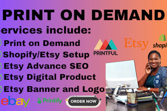 design an attractive etsy shop banner, etsy shop logo, cover, etsy branding kit