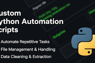 automate tasks with a python script