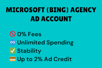rent a ready to use bing agency ad account