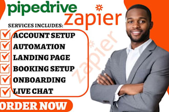 setup pipedrive custom field contact import management deal zapier integration