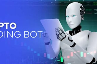 develop an automated profitable crypto trading bot, crypto bot