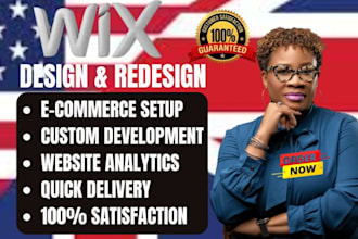 do wix website design, redesign wix website, wix online store, wix seo