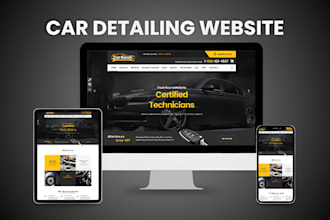 car detailing auto detailing car wash website detailing website auto repair web