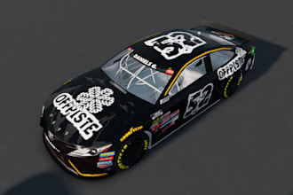 design a nascar style car livery on roblox