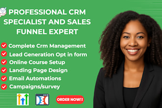 setup sales funnel in systeme io clickfunnels gohighlevel kajabi be CRM expert