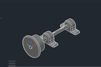 do 2d and 3d cad designs using autocad or inventor