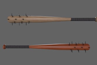 custom 3d game asset, gun, armor, weapon, 3d props for animation and game, rig