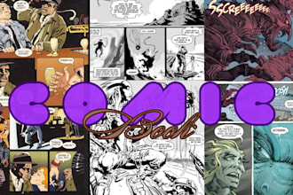 draw high quality manga, western, novel or nsfw comic art pages