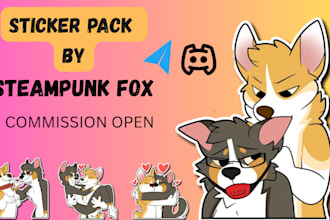 create set of furry telegram stickers nsfw furry sticker animated crypto