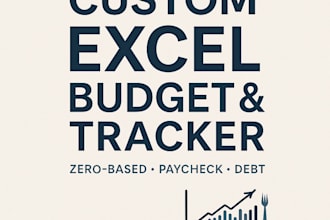 create or clean up your excel budget or tracker