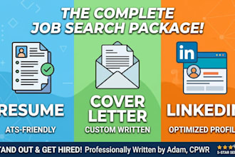 write your resume, cover letter and linkedin