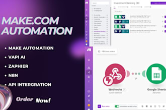 setup made com make com automation gohighlevel ai automation make com expert