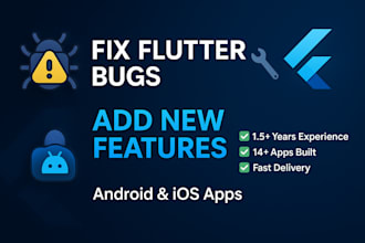 debug flutter apps, fix UI glitches, and API errors