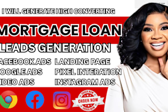 mortgage loan leads mortgage refinance leads facebook ads google ads video ads