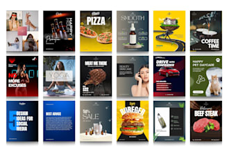 design canva template, social media post, ads for instagram, facebook, linkedin