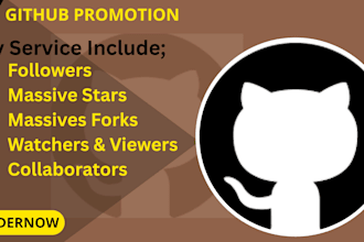 do github promotion to repository for follower and viewer