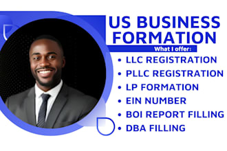 form us llc, pllc lp llc registration in any state with ein boi ownership change