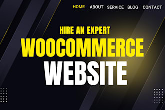 design wordpress woocommerce website woocommerce dropshipping store divi builder
