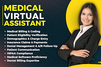 handle US medical billing, denial management, payment posting professionally