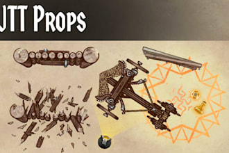create custom, high quality, vtt map props