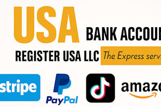 setup usa business bank account wise mercury stripe payoneer paypal novo bank