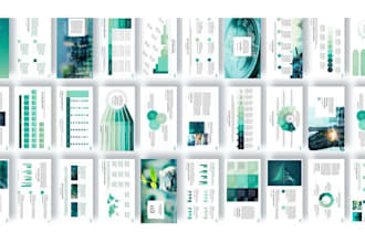 design professional, modern powerpoint presentations and business pitch decks