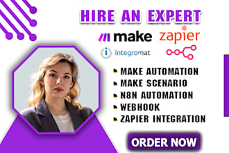 do make com automation n8n workflows apollo API made com zapier or ghl expert