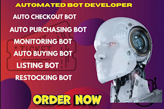 develop automated tiktok live checkout bot, popmart purchase bot, monitoring bot