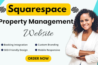 design or redesign squarespace property management website for rentals or hotels