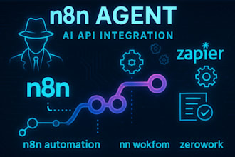 n8n agent ai api integration n8n automation n8n workflow makecom zapier zerowork